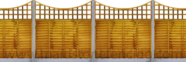 concave, trellis, Fencing Overlap Panel, maidstone
